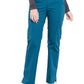 Women's Mid Rise Straight Leg Cargo Pant - WW170 - Caribbean Blue