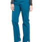 Women's Mid Rise Straight Leg Cargo Pant - WW170 - Caribbean Blue