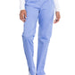 Women's Mid Rise Straight Leg Cargo Pant - WW170 - Ciel Blue