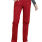 Women's Mid Rise Straight Leg Cargo Pant - WW170 - Red