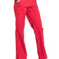 Women's Mid Rise Straight Leg Cargo Pant - WW170 - Red