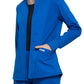 Women's 2-Pocket Zip Front Jacket - WW301 - Royal