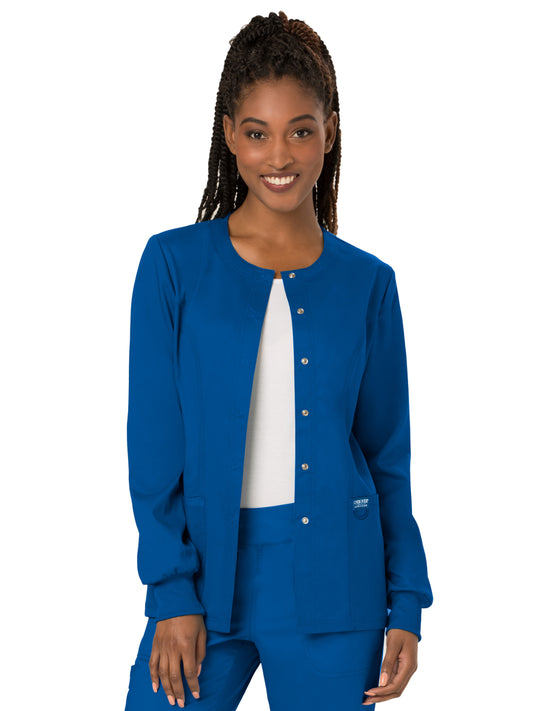 Women's 3-Pocket Snap Front Jacket - WW310 - Royal