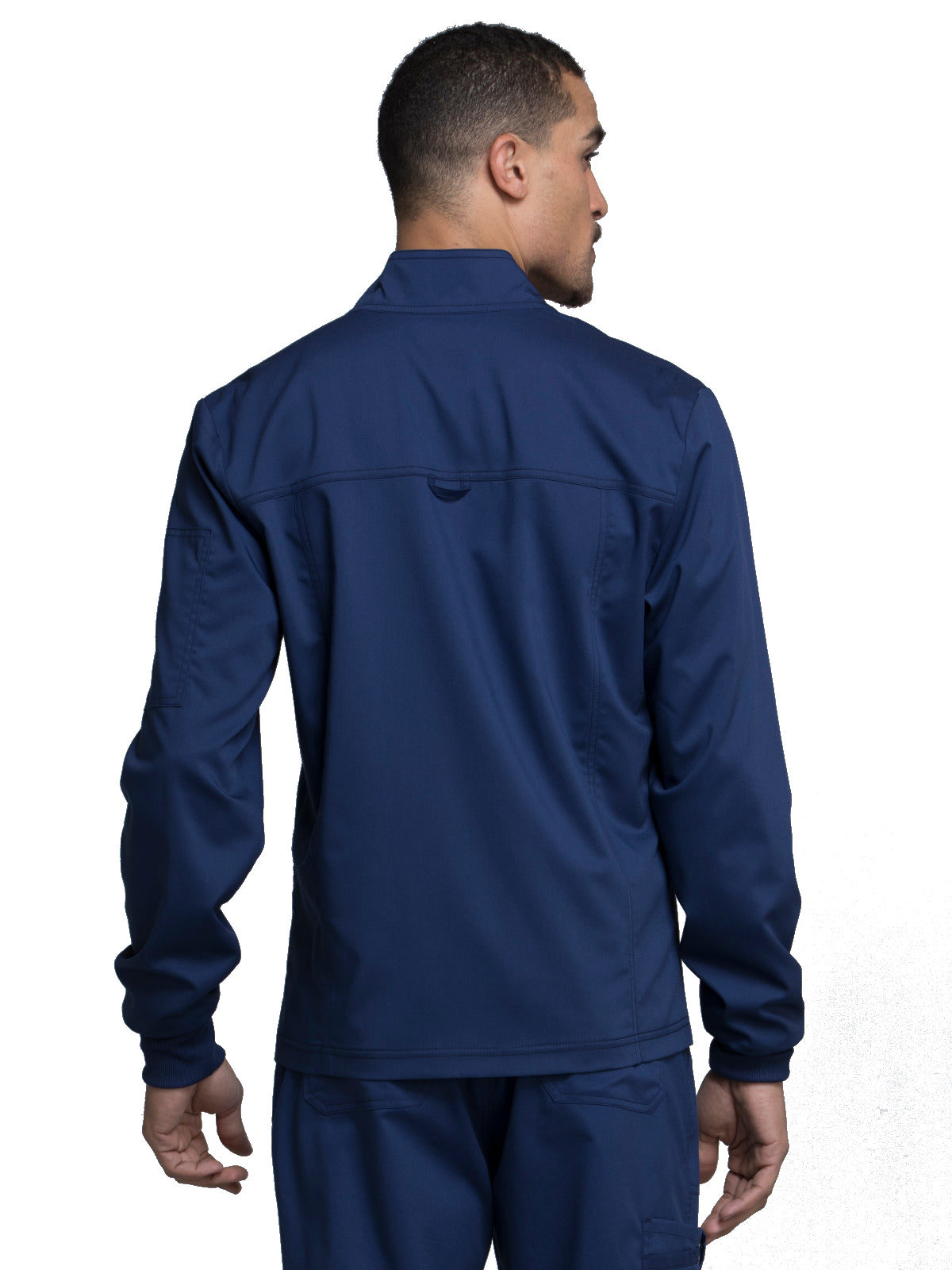 Men's 5-Pocket Zip Front Jacket - WW320 - Navy