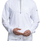 Men's 5-Pocket Zip Front Jacket - WW320 - White