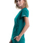 Women's 2-Pocket V-Neck Top - WW601 - Hunter Green