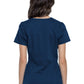 Women's 2-Pocket V-Neck Top - WW601 - Navy