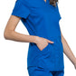 Women's 2-Pocket V-Neck Top - WW601 - Royal
