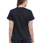 Women's 2-Pocket V-Neck Top - WW612 - Black