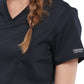 Women's 2-Pocket V-Neck Top - WW612 - Black