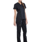 Women's 2-Pocket V-Neck Top - WW612 - Black