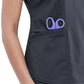 Women's 2-Pocket V-Neck Top - WW612 - Pewter