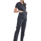 Women's 2-Pocket V-Neck Top - WW612 - Pewter