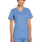 Women's 3-Pocket V-Neck Top - WW620 - Ciel