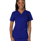 Women's 3-Pocket V-Neck Top - WW620 - Galaxy Blue