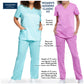 Women's 3-Pocket V-Neck Top - WW620 - Wine