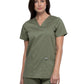 Women's 3-Pocket V-Neck Top - WW620 - Olive