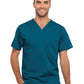 Unisex 1-Pocket Tuckable V-Neck Top - WW625 - Caribbean Blue