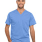Unisex 1-Pocket Tuckable V-Neck Top - WW625 - Ciel Blue