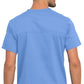 Unisex 1-Pocket Tuckable V-Neck Top - WW625 - Ciel Blue