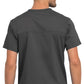 Unisex 1-Pocket Tuckable V-Neck Top - WW625 - Pewter