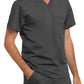 Unisex 1-Pocket Tuckable V-Neck Top - WW625 - Pewter