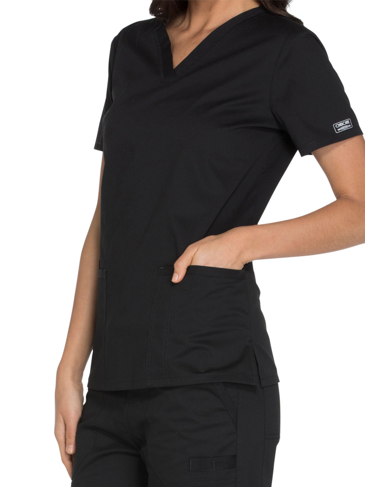 Women's 3-Pocket V-Neck Top