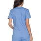 Women's 3-Pocket V-Neck Top - WW630 - Ciel