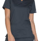Women's 3-Pocket V-Neck Top - WW630 - Pewter