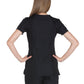 Women's 2-Pocket V-Neck Top - WW645 - Black