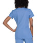 Women's 2-Pocket V-Neck Top - WW645 - Ciel