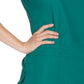 Women's 2-Pocket V-Neck Top - WW645 - Hunter