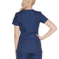 Women's 2-Pocket V-Neck Top - WW645 - Navy