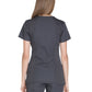 Women's 2-Pocket V-Neck Top - WW645 - Pewter