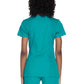 Women's 2-Pocket V-Neck Top - WW645 - Teal Blue