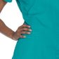 Women's 2-Pocket V-Neck Top - WW645 - Teal Blue