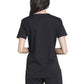 Women's 3-Pocket V-Neck Top - WW665 - Black