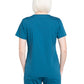 Women's 3-Pocket V-Neck Top - WW665 - Caribbean Blue