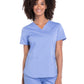 Women's 3-Pocket V-Neck Top - WW665 - Ciel Blue