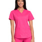Women's 3-Pocket V-Neck Top - WW665 - Electric Pink