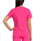 Women's 3-Pocket V-Neck Top - WW665 - Electric Pink