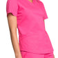 Women's 3-Pocket V-Neck Top - WW665 - Electric Pink