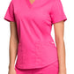 Women's 3-Pocket V-Neck Top - WW665 - Electric Pink