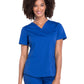 Women's 3-Pocket V-Neck Top - WW665 - Galaxy Blue