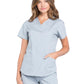 Women's 3-Pocket V-Neck Top - WW665 - Grey