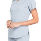 Women's 3-Pocket V-Neck Top - WW665 - Grey