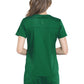 Women's 3-Pocket V-Neck Top - WW665 - Hunter Green