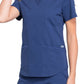 Women's 3-Pocket V-Neck Top - WW665 - Navy