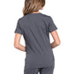 Women's 3-Pocket V-Neck Top - WW665 - Pewter