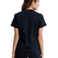 Women's 2-Pocket Maternity Mock Wrap Top - WW688 - Black